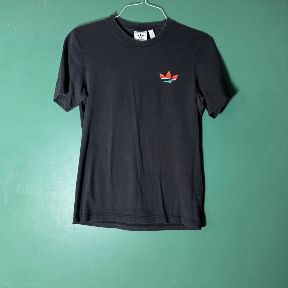 Adidas Mens Black Change Is A Team Sport Graphic T-Shirt Small